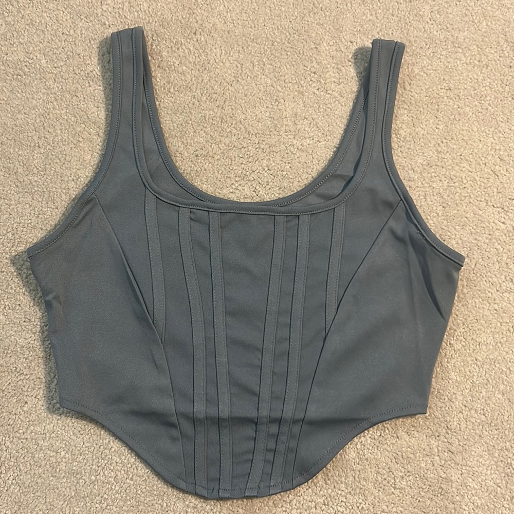 Cute Corset Cropped Tank Top